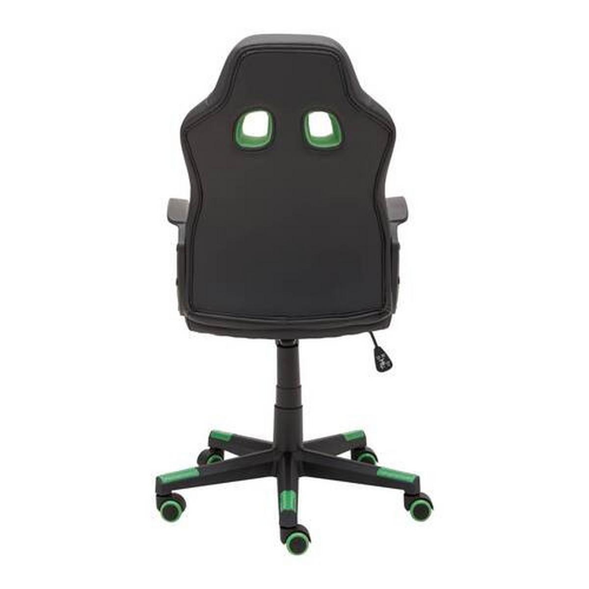 Kancelářská židle LIA -EXKLUSIV- - černá/zelená, Moderní, textil/plast (56/104-113/64cm) - Mömax
