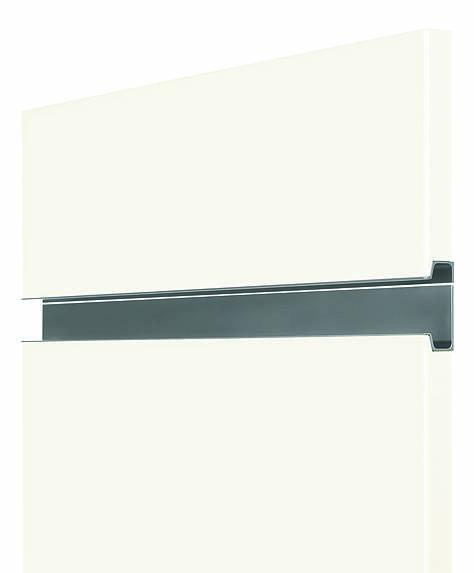 Griffleiste Edelstahlfarben Griffe - Edelstahlfarben, MODERN, Metall - Vertico