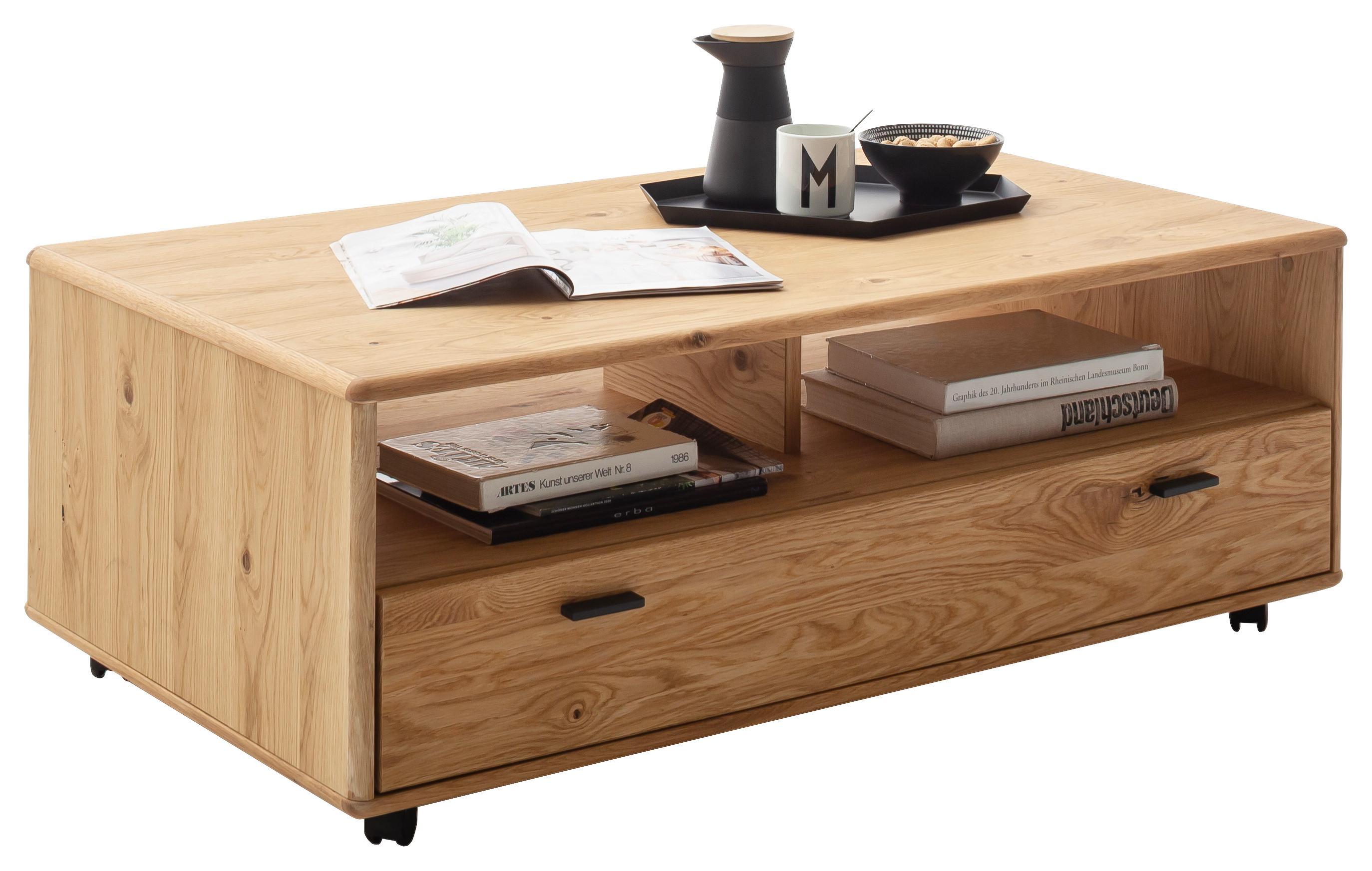 Couchtisch Arezzo Wildeiche B: 115 cm - Wildeiche, Design, Holz/Holzwerkstoff (65/115/42cm) - MID.YOU