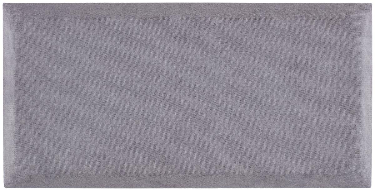 čalouněný panel 2ks, 70x30cm obdélník, šedá - šedá, Basics, textil (70/30/4cm) - MID.YOU