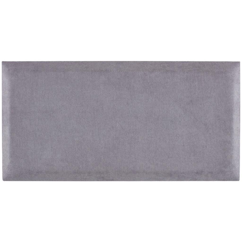 Polsterpaneel 2er-Set 70x30 cm rechteckig, Grau