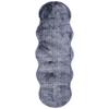 Szőrme Szőnyeg 55/160cm - antracit/sötétszürke, Modern, textil (55/160cm) - Luca Bessoni