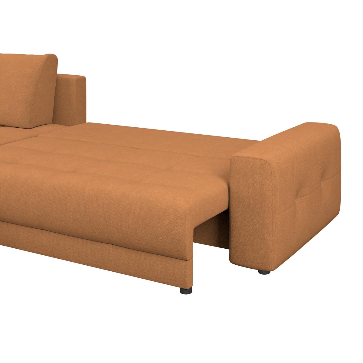 Ecksofa Adria Terracotta, S: 213x308 cm - Terracotta, Trend, Textil (213/308cm) - Luca Bessoni
