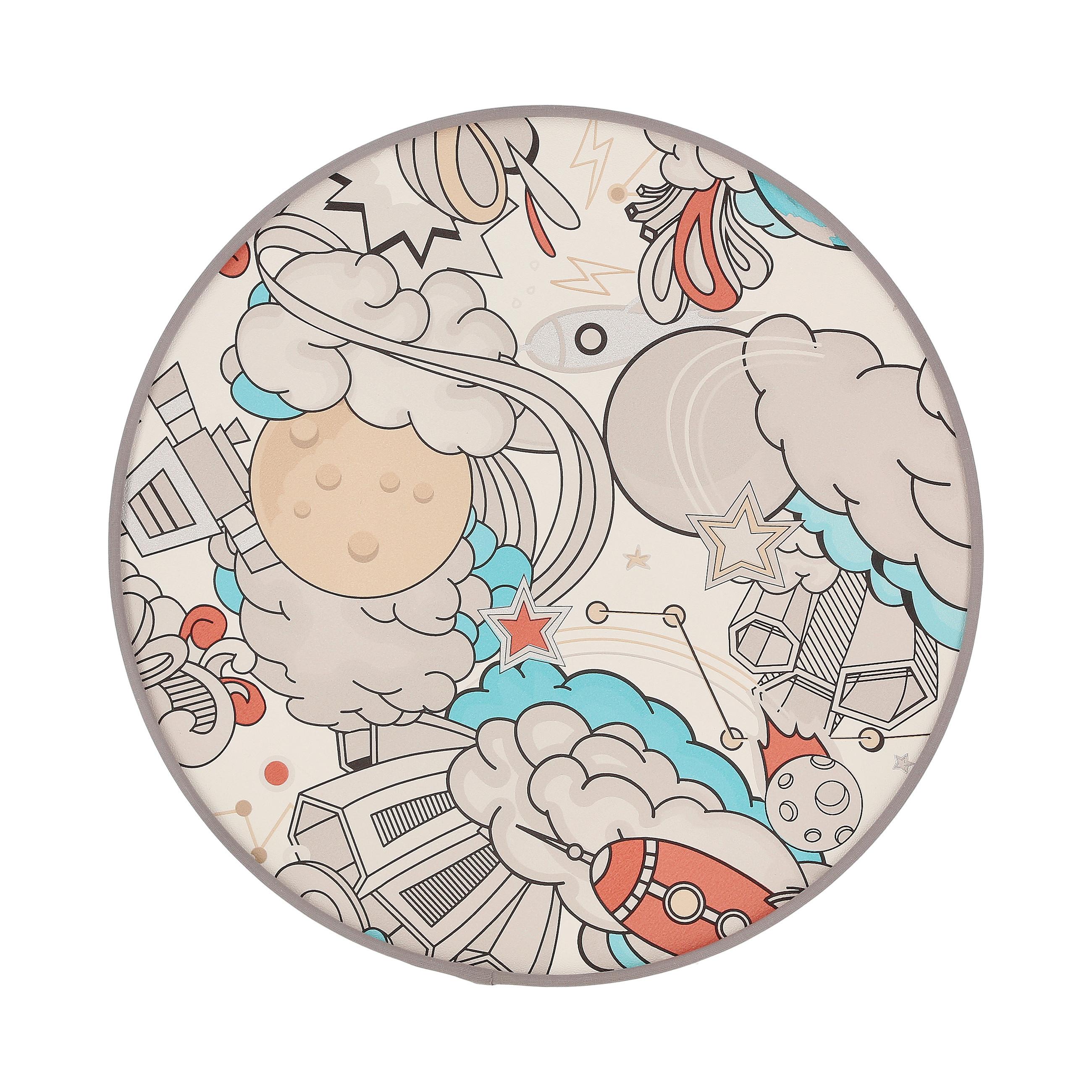 Kinderdeckenleuchte 31-38869 Kiddy Wolke - Multicolor/Weiß, KONVENTIONELL, Kunststoff/Metall (38/38/14cm)
