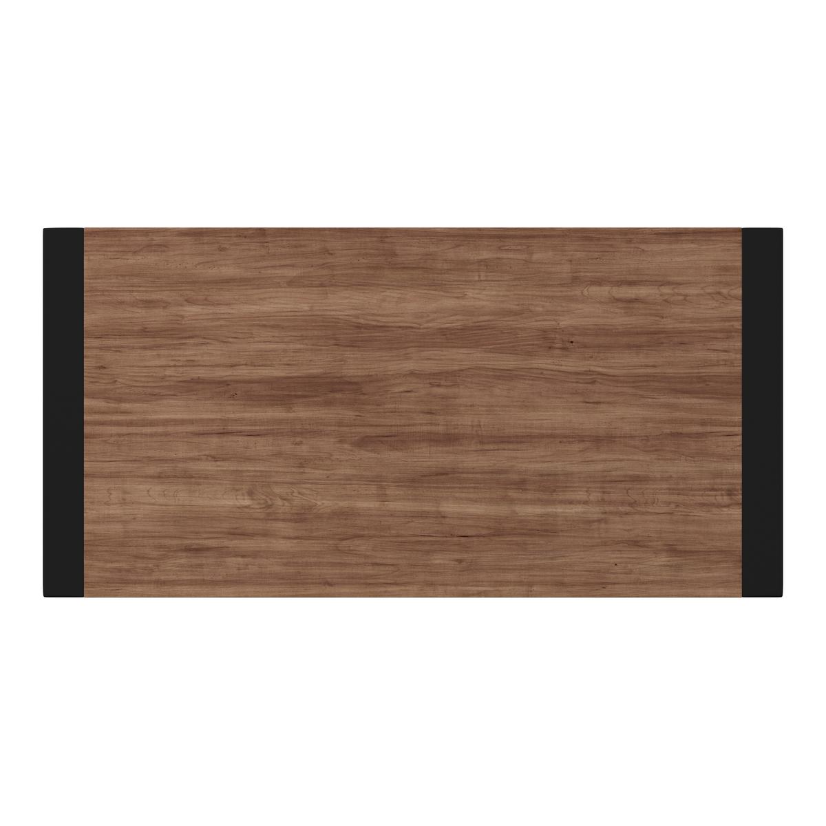 Jedálenský stôl ALEYA 180, hnedá - hnedá/čierna, Modern, kov/drevo (180/76/90cm) - Bessagi Home