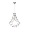Hängeleuchte Jasmin H: 40 cm 2-Flammig - Silberfarben, Trend, Metall (32/40/32cm) - Kayoom