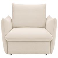 Sessel Looks Creme B: 120 cm - Creme/Schwarz, Design, Textil (120/100/97cm) - LOOKS by W.Joop