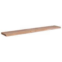 Nástenná polica z masívneho dreva š: 160cm - farba akácie, Modern, drevo (160/4/26cm) - MID.YOU
