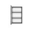 Hängeschrank Arezzo B: 40cm, Graphit + Eiche Dekor - Graphitfarben/Silbereichenfarben, Basics, Holzwerkstoff (40/64/20cm) - MID.YOU Hängeschrank Arezzo B: 40cm, Graphit + Eiche Dekor - Graphitfarben/Silbereichenfarben, Basics, Holzwerkstoff (40/64/20cm) - MID.YOU