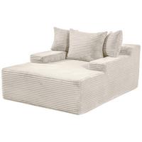 Bigsofa Lunaris Beige B: 125 Cm - Beige, Design, Textil (125/63/170cm) - P & B