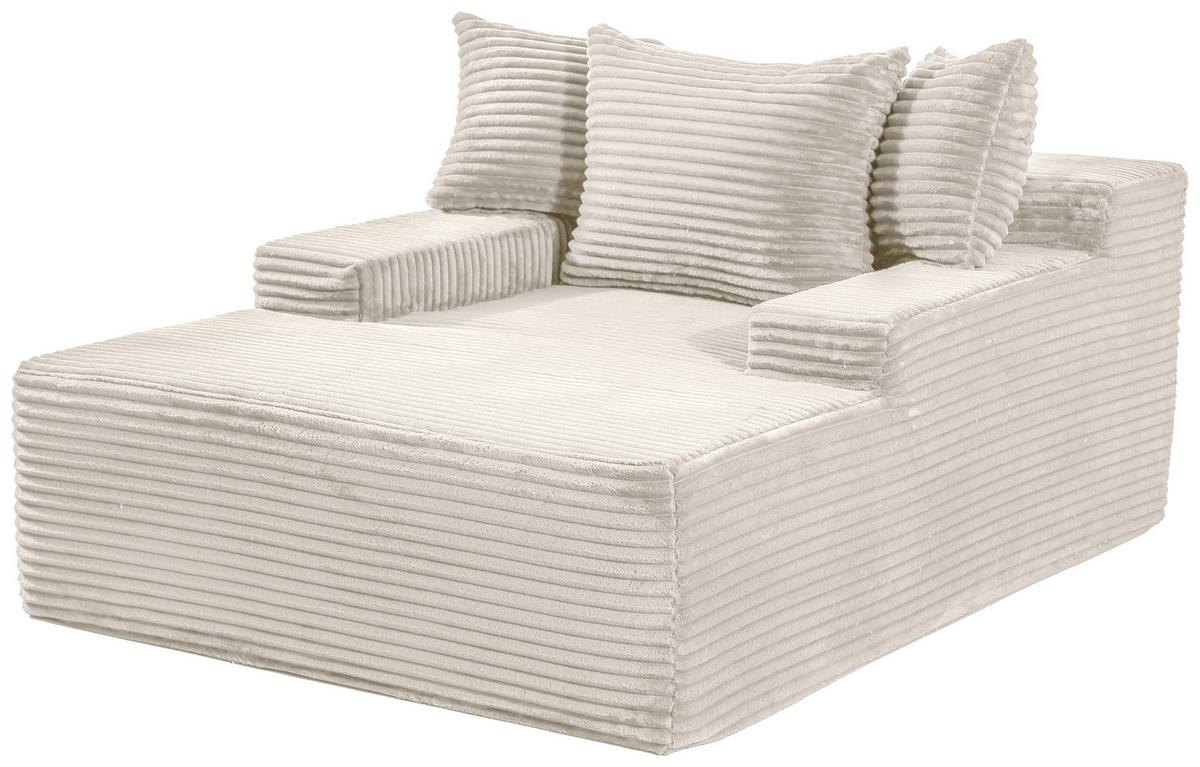 Bigsofa Lunaris Beige B: 125 Cm - Beige, Design, Textil (125/63/170cm) - P & B