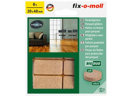 Parkettgleiter 20x40 mm, 8 Stück - Naturfarben, Kunststoff (2/4cm) - Suki Parkettgleiter 20x40 mm, 8 Stück - Naturfarben, Kunststoff (2/4cm) - Suki