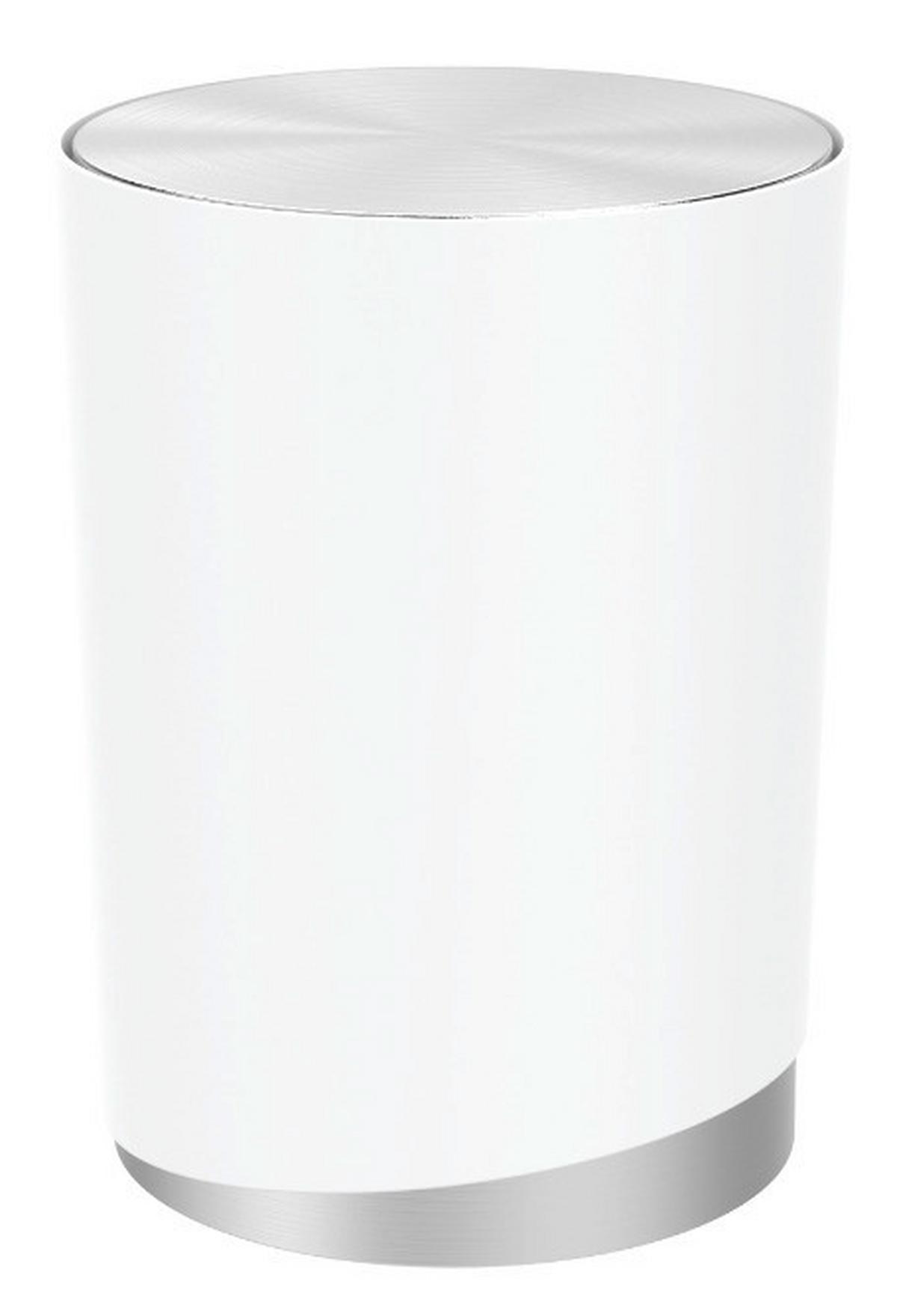 Koš na kosmetické potrěby Chris, 5l - bílá, Moderní, kov/plast (19,05/25,4cm) - Premium Living