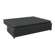 Schlafsofa Alice - Anthrazit/Schwarz, MODERN, Textil (202/73-92/105cm) - Luca Bessoni