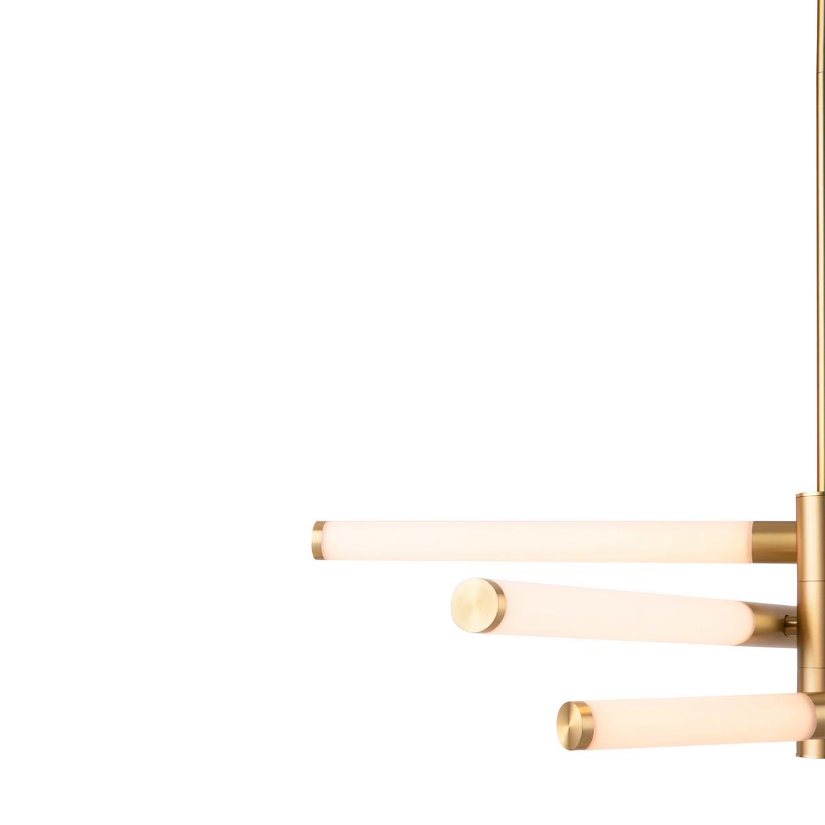 Pendelleuchte Axis - Goldfarben, Trend, Kunststoff/Metall (56,6/17/63,5cm) - MAYTONI