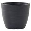 Pflanzentopf Anthrazit D: 38 cm - Anthrazit, Basics, Kunststoff (38/32cm) - Siena Garden