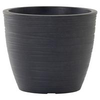 Pflanzentopf Anthrazit D: 38 Cm - Anthrazit, Basics, Kunststoff (38/32cm) - Siena Garden