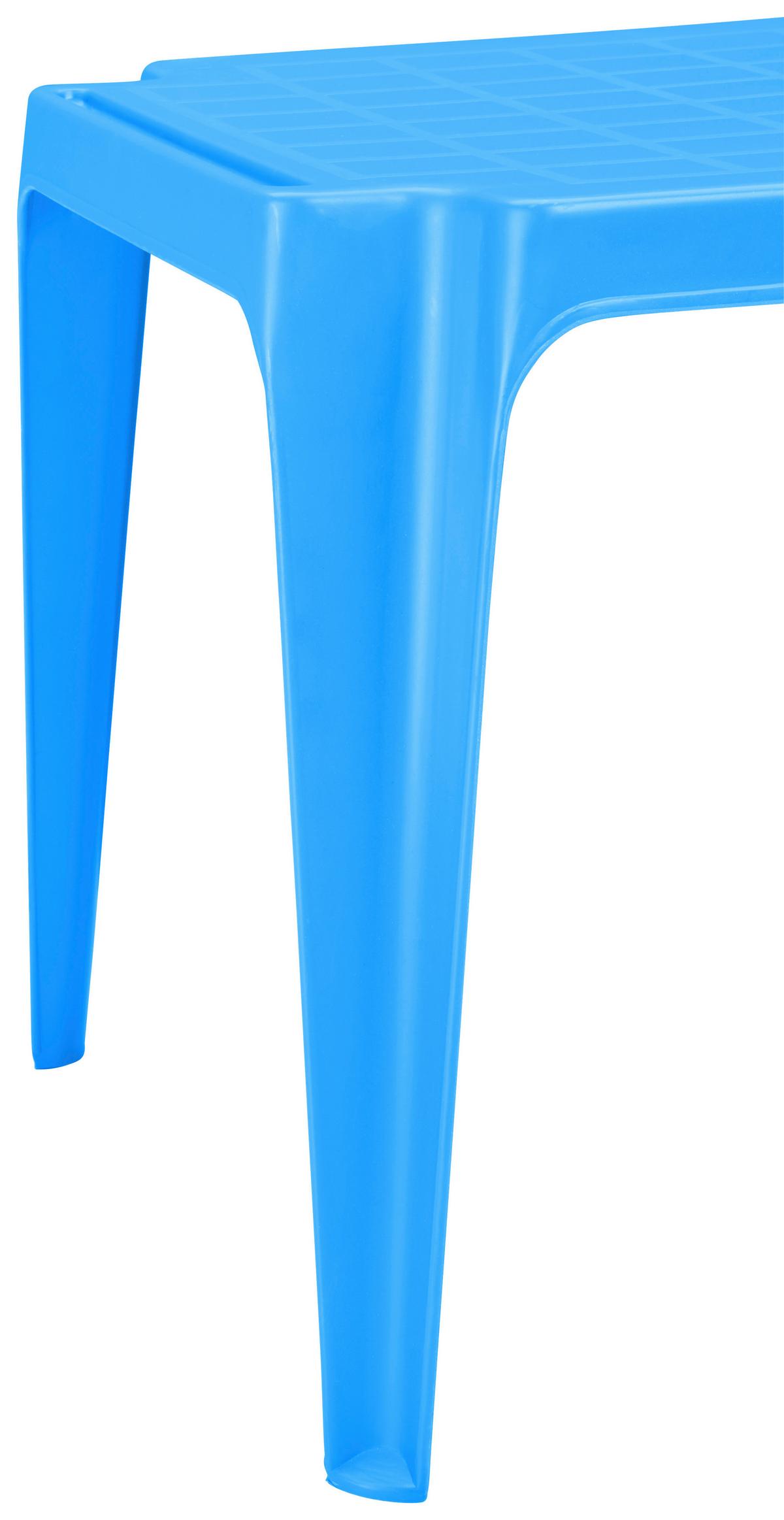 Kindertisch Tavolo Baby Blau Kunststoff Wetterfest - Hellblau, MODERN, Kunststoff (55/50/44cm) - BUNINO