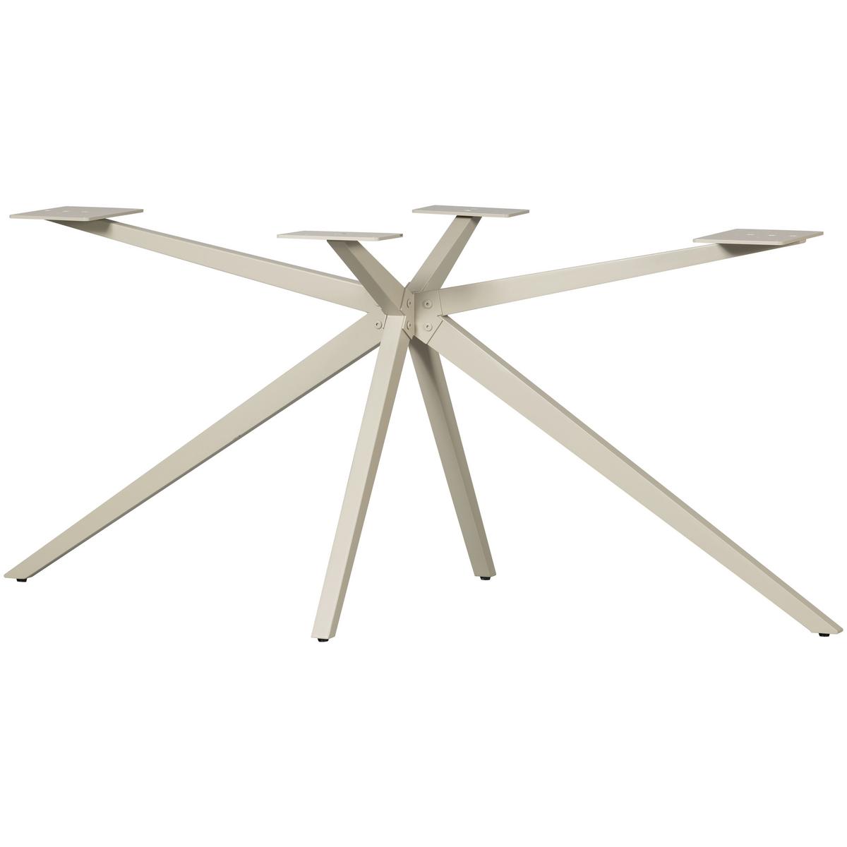 TISCHGESTELL Tablo Grau B: 170cm - Grau, MODERN, Metall (170/72/80cm) - Livetastic