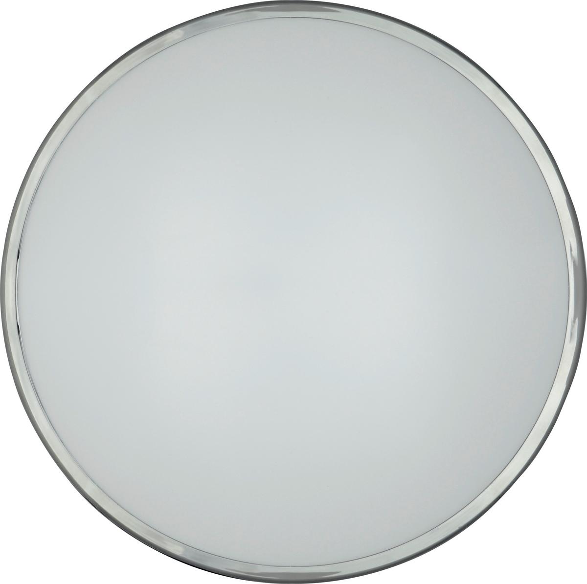LED-Deckenleuchte Ø 33 cm, mit Farbtemperaturwechsler - Chromfarben, Basics, Kunststoff/Metall (33/5,7cm)