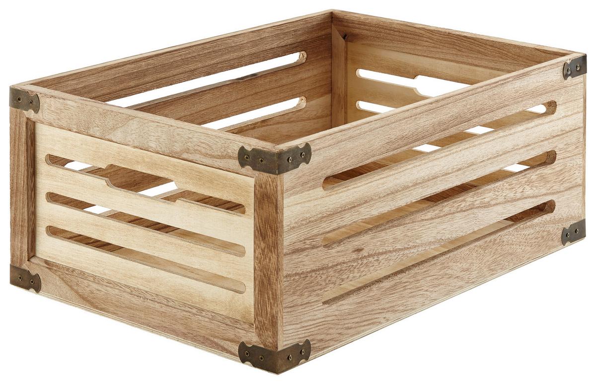 BEDNA RONNY - přírodní barvy, dřevo (44/31/18cm) - Mömax