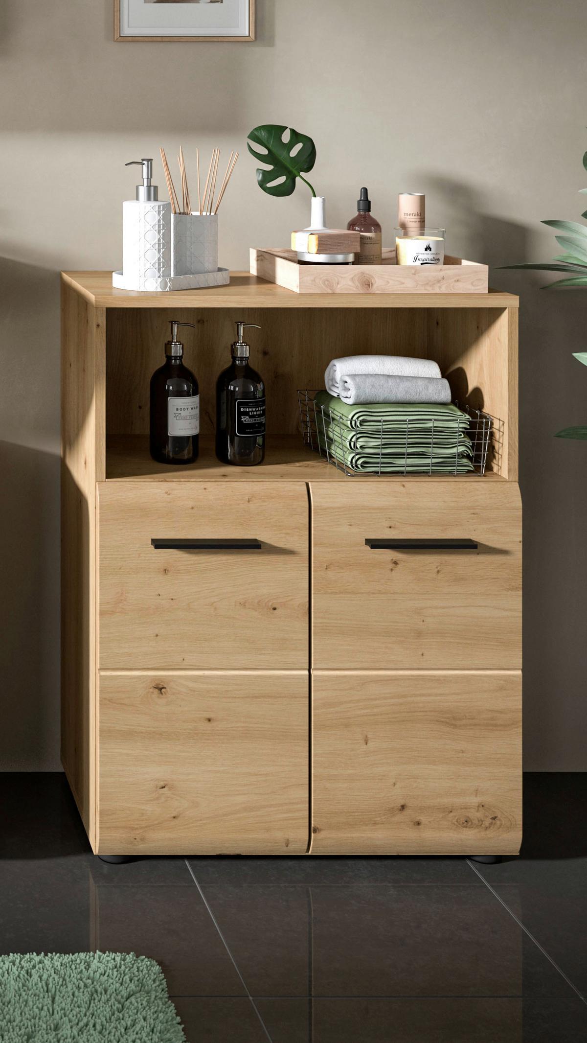 Midischrank Ice Eiche Artisan Dekor B: 60cm - Eiche Artisan, Basics, Holzwerkstoff (60/80/30cm) - MID.YOU