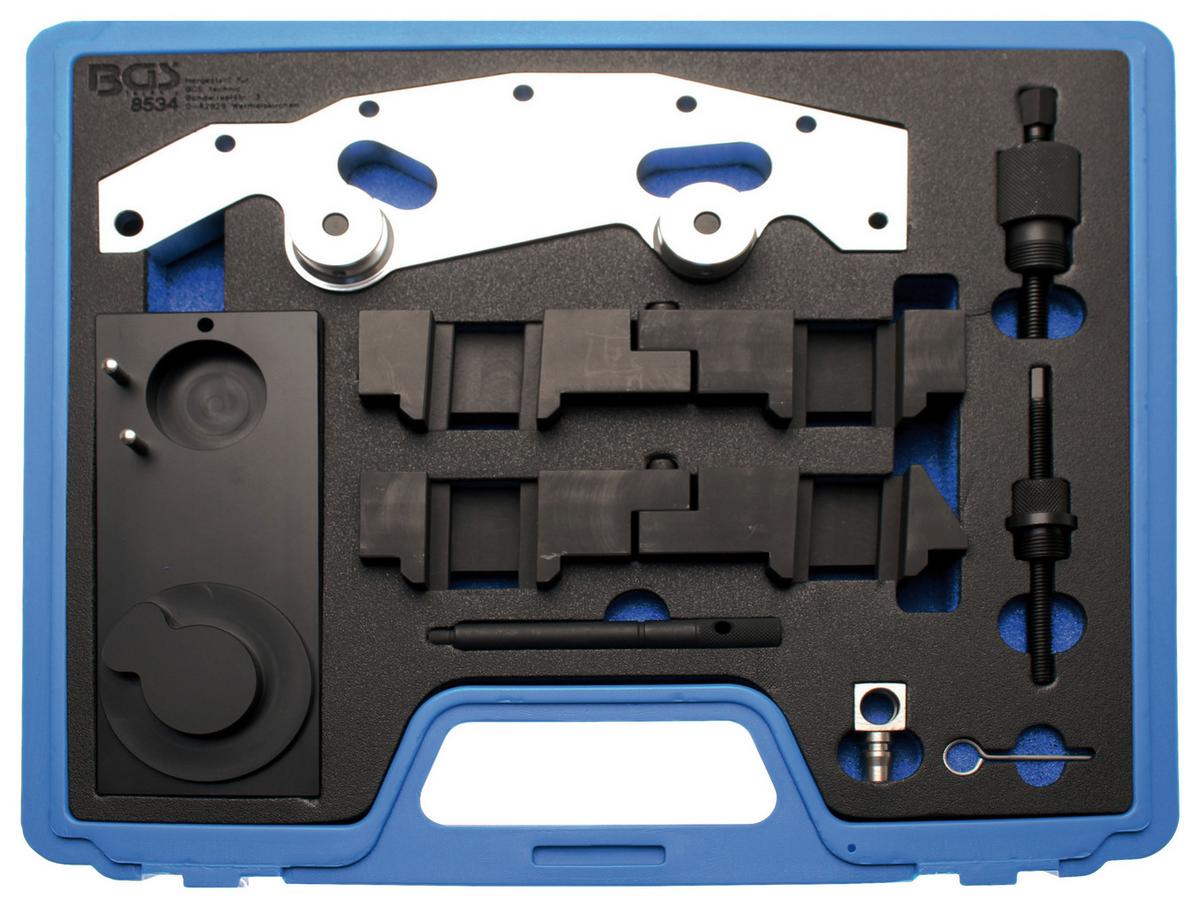 Motor-einstellwerkzeug-satz 8534 - Blau/Silberfarben, Basics (43,7/39,2/10,7cm)