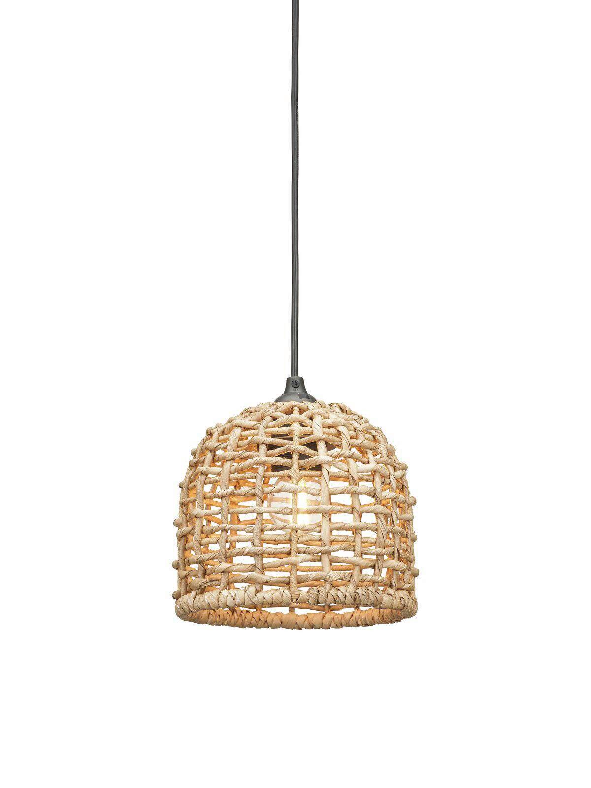 AUSSENHÄNGELEUCHTE Cebu Naturfarben D: 17 cm - Hellbraun/Naturfarben, Natur, Naturmaterialien (17/150cm) - PR Home