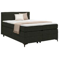 Boxspringová postel BARI 140/200, zelená - černá/zelená, Konvenční, kov/textil (140/200cm) - Mömax