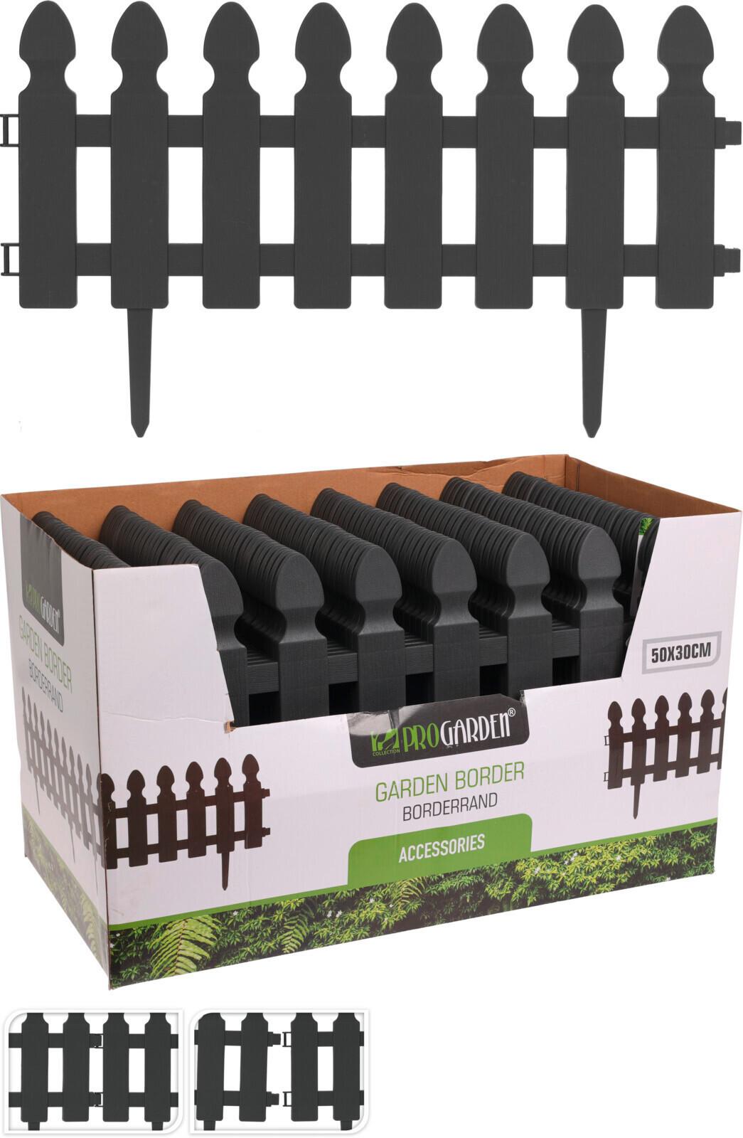 Beeteinfassung R10000350 - Grau, Basics, Kunststoff (50/30/1cm)