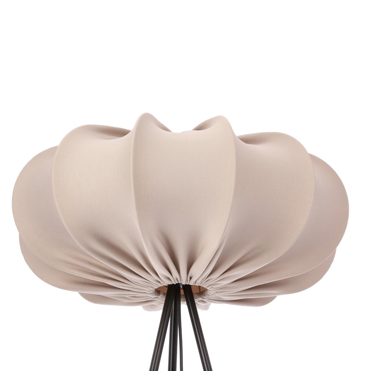 Stehleuchte 51-42040 Caffe - Hellbraun/Schwarz, KONVENTIONELL, Kunststoff/Metall (52/52/147cm)