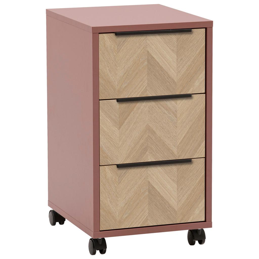 Rollcontainer Piazza Mauve/Eiche B: 32,6cm