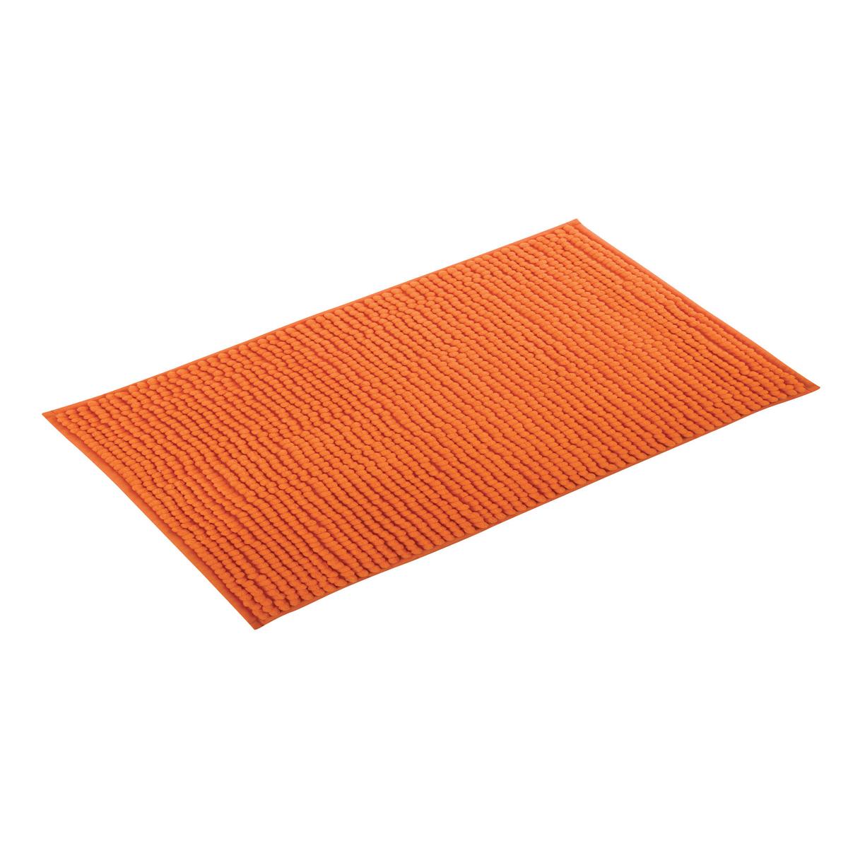 BADEMATTE CHENILLE ORANGE - Orange, Basics, Textil (50/80cm) - MSV