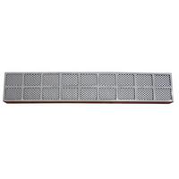 Kohlefilter Silberfarben, B: 40,2 Cm - Basics, Metall (40,2/3,5/8,3cm) - PKM