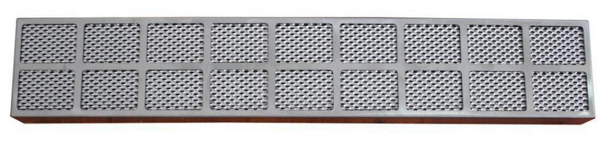 Kohlefilter Silberfarben, B: 40,2 Cm - Basics, Metall (40,2/3,5/8,3cm) - PKM
