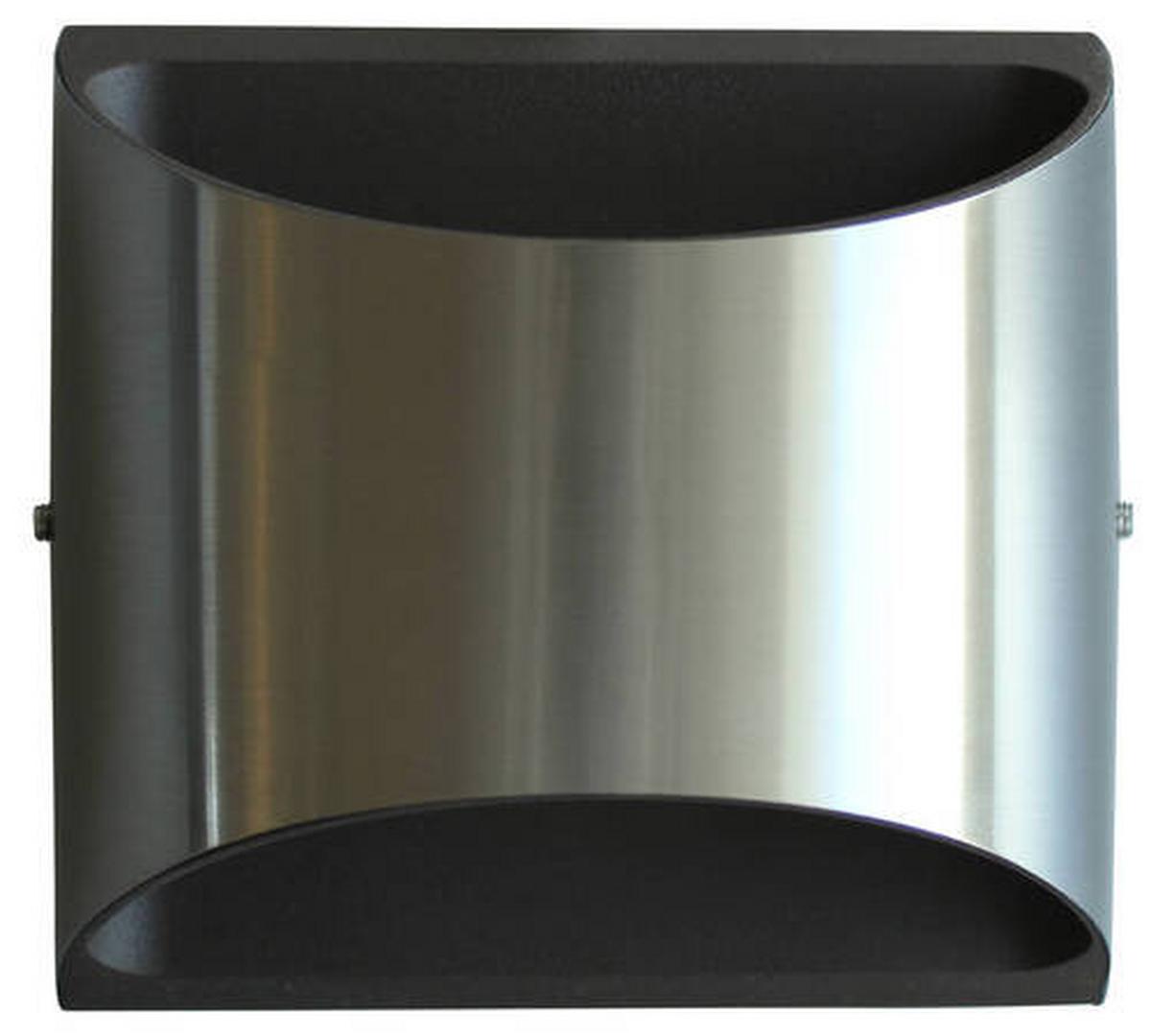 Außenleuchte Smd 7,5 W Aluminium/Edelstahl - Edelstahlfarben, Design, Metall (12,3/13,1/7cm)