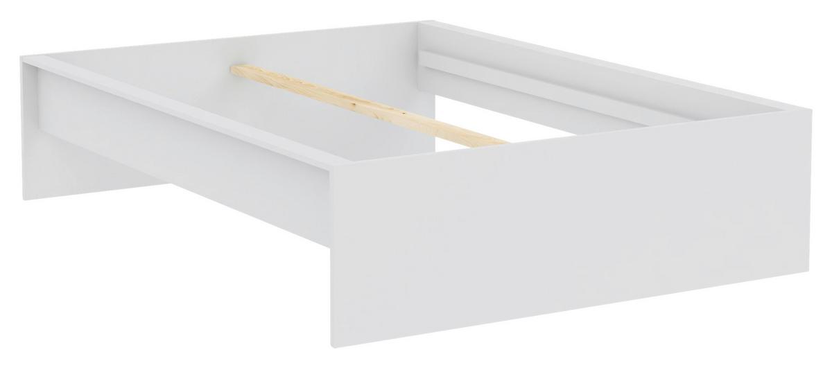 POSTEĽNÝ RÁM UNIT 140 - biela, Konventionell, kompozitné drevo (140/200cm) - Ondega