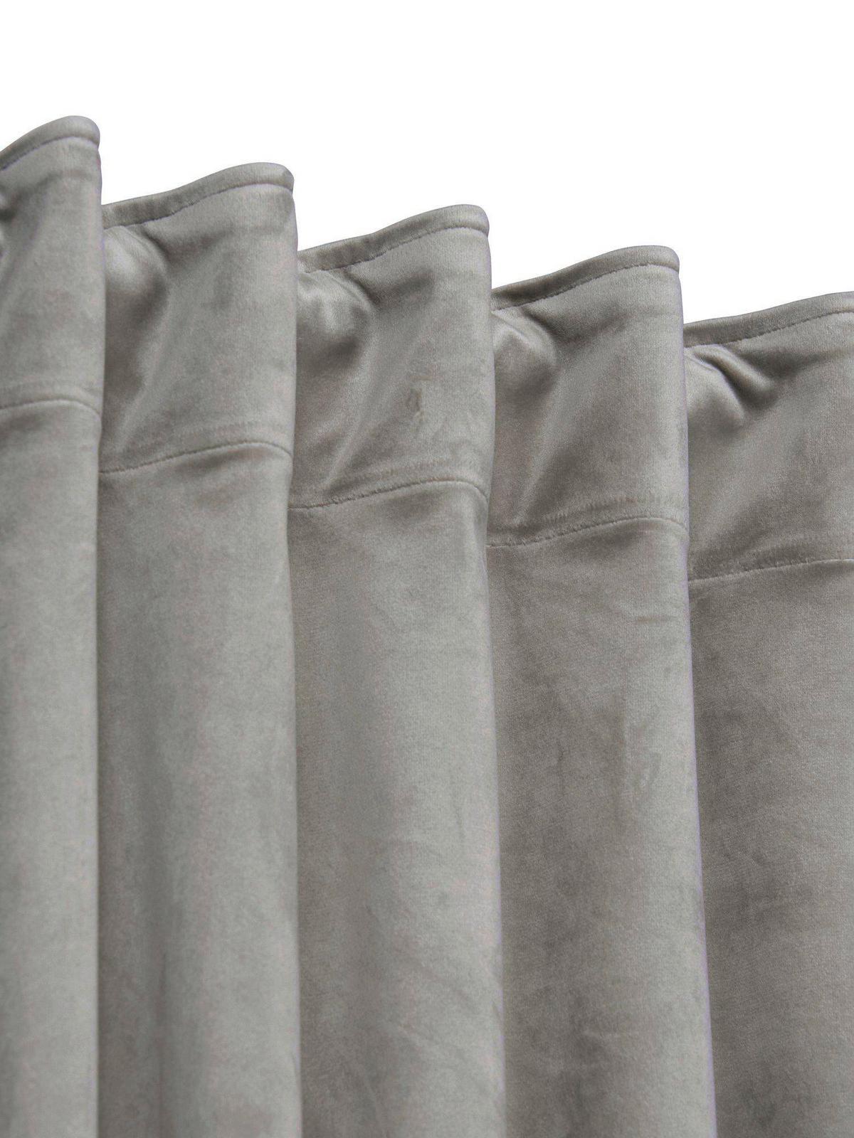 HOTOVÝ ZÁVES ELISE - sivá, Basics, textil (135/280cm) - Svanefors