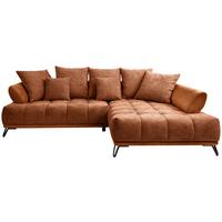 LARGO, pravá, medená, potreba šírky dverí 90 cm - medená/čierna, Modern, kov/textil (262/184cm)