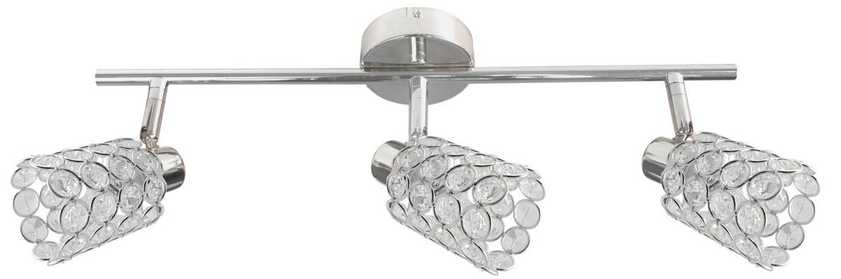 Strahler 93-00101 York - Chromfarben/Transparent, KONVENTIONELL, Glas/Metall (55/8/17cm)