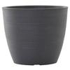 Pflanzentopf Anthrazit D: 58 cm Rund - Anthrazit, Basics, Kunststoff (58/49cm) - Siena Garden