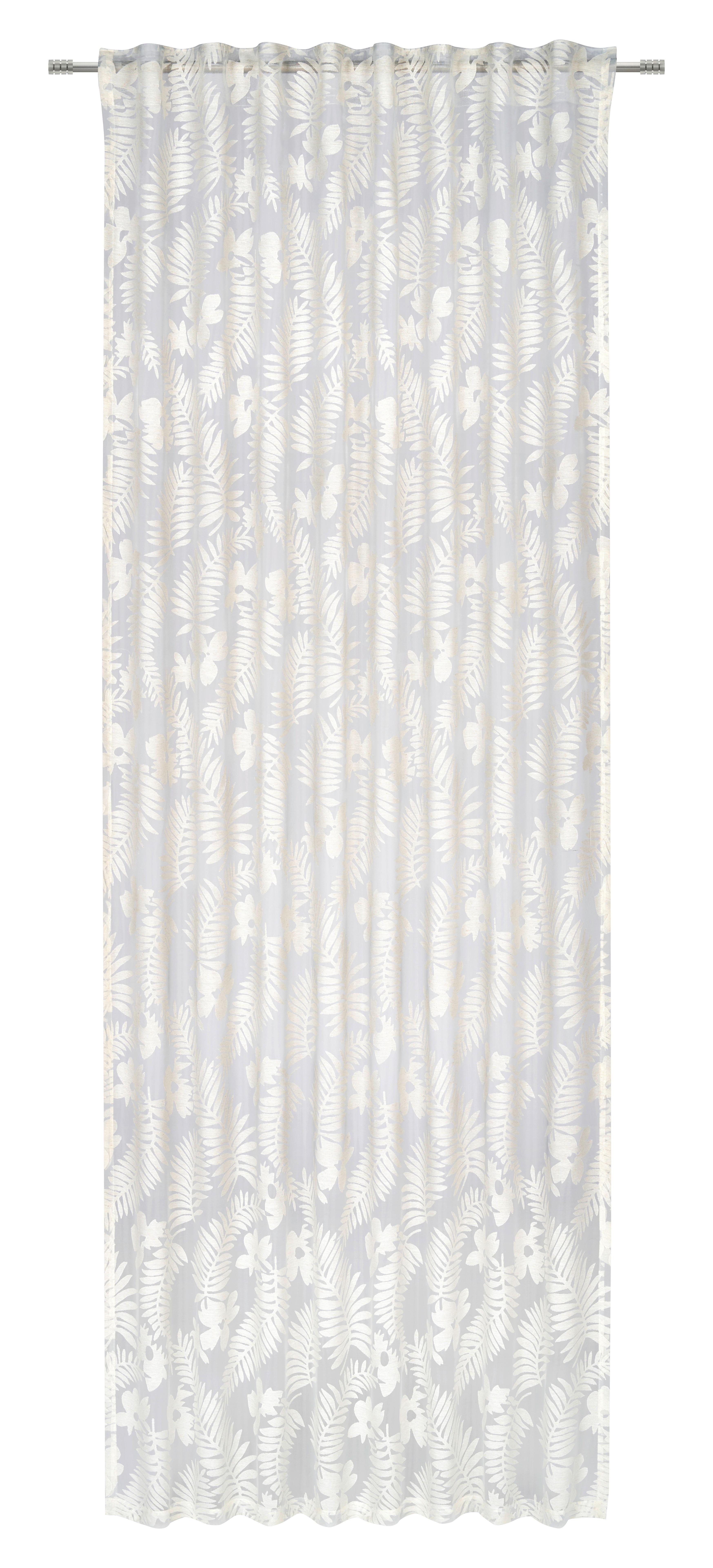 Fertigvorhang Esra - Beige, ROMANTIK / LANDHAUS, Textil (135/245cm) - James Wood