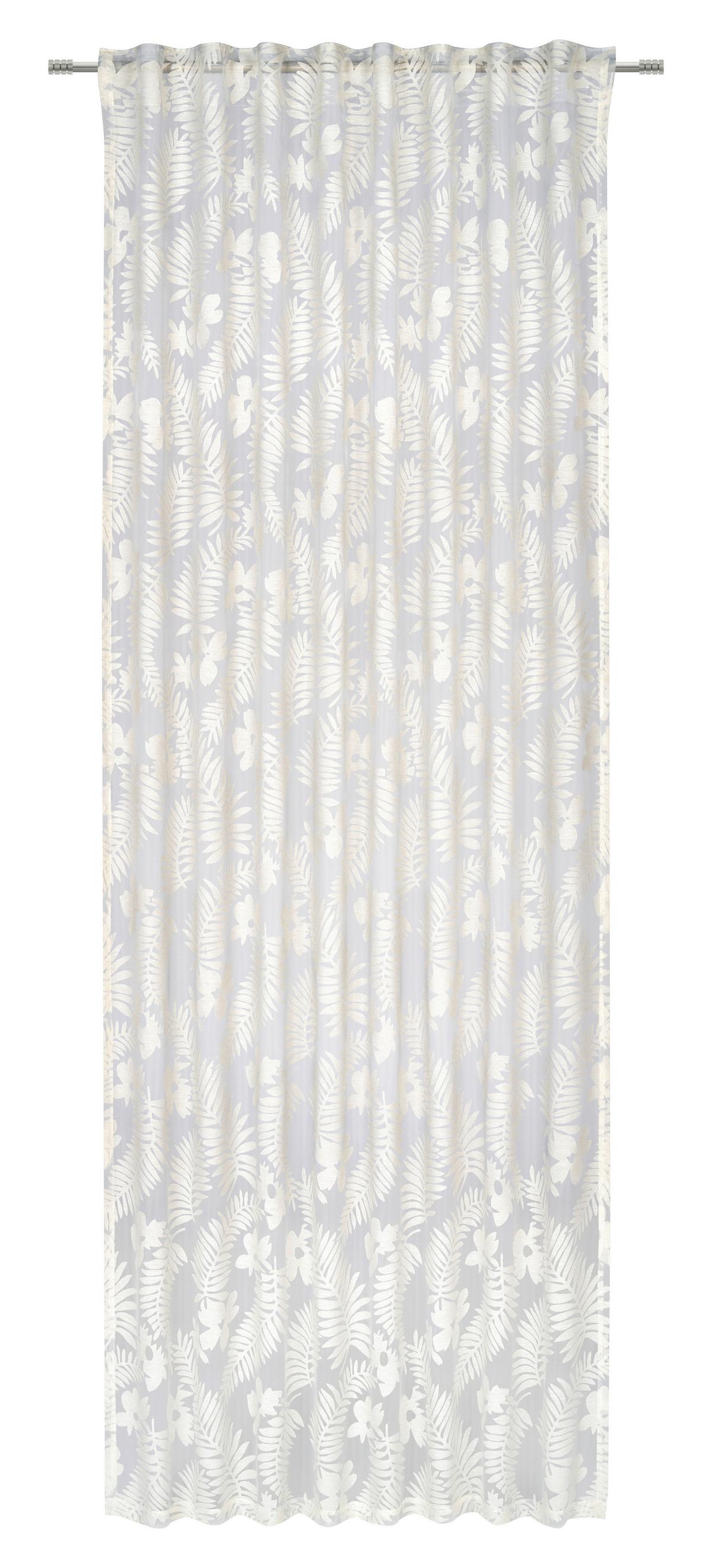 Fertigvorhang Esra - Beige, ROMANTIK / LANDHAUS, Textil (135/245cm) - James Wood
