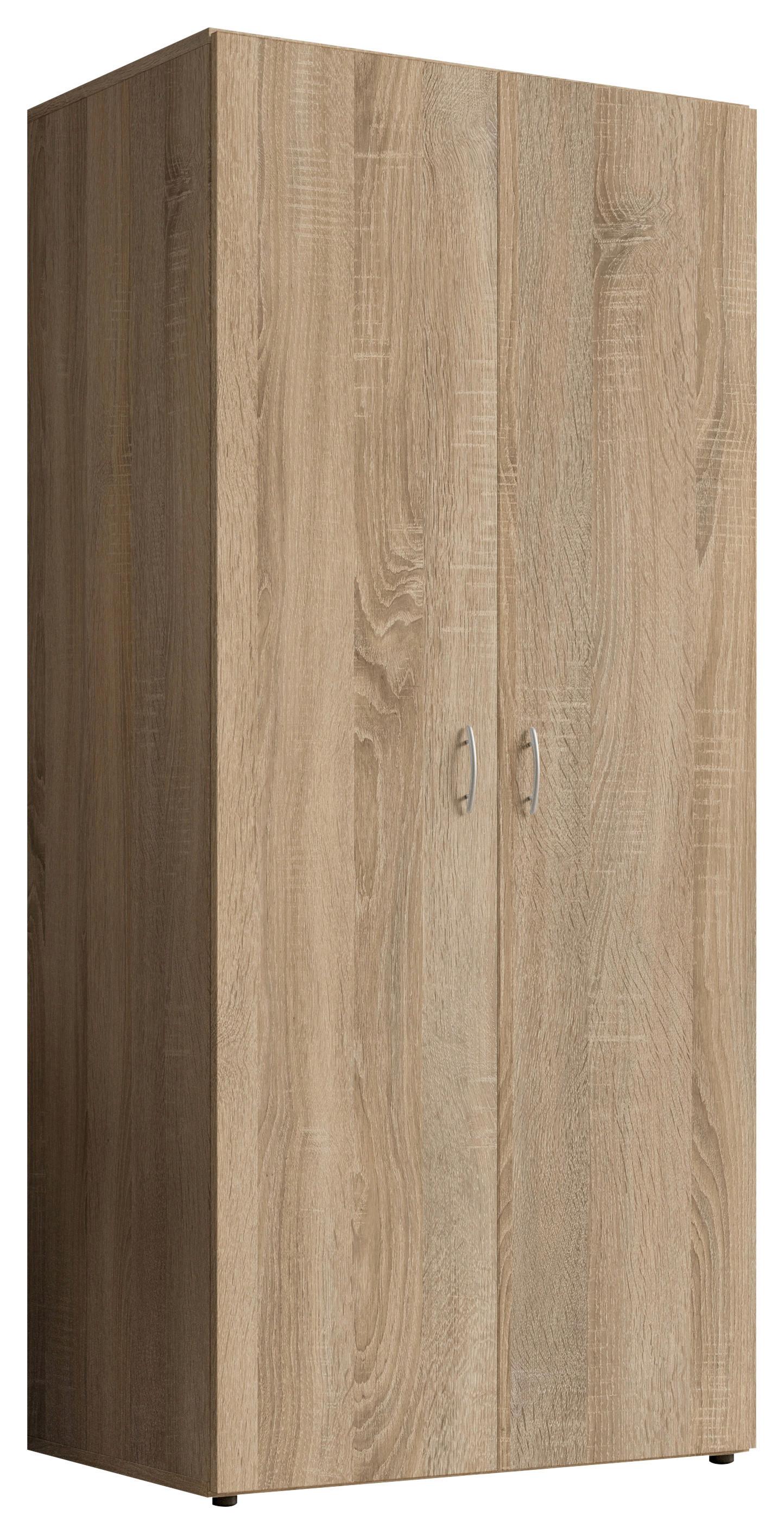 Kleiderschrank B: 81 cm Joe Sonoma Eiche Dekor - Sonoma Eiche, Basics, Holzwerkstoff (81/177/51cm)