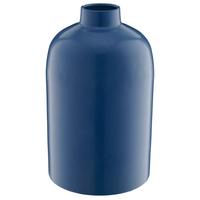 Vase Ella - Blau, Basics, Metall (15/25/15cm)