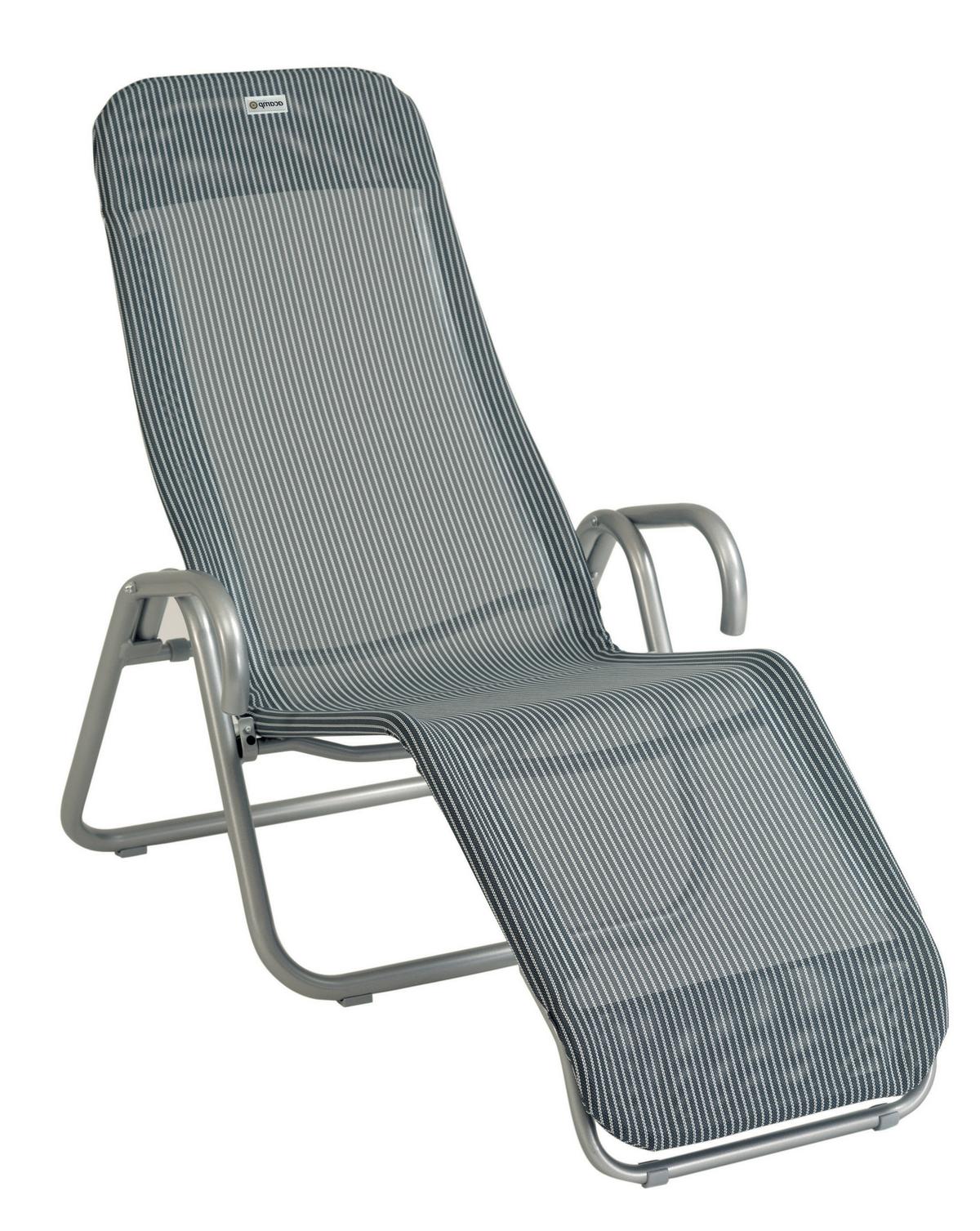 Bäderliege 56278 Acamp Ersatzbezug Calyps - Grau, Basics, Textil (54/190cm) - Gardenson