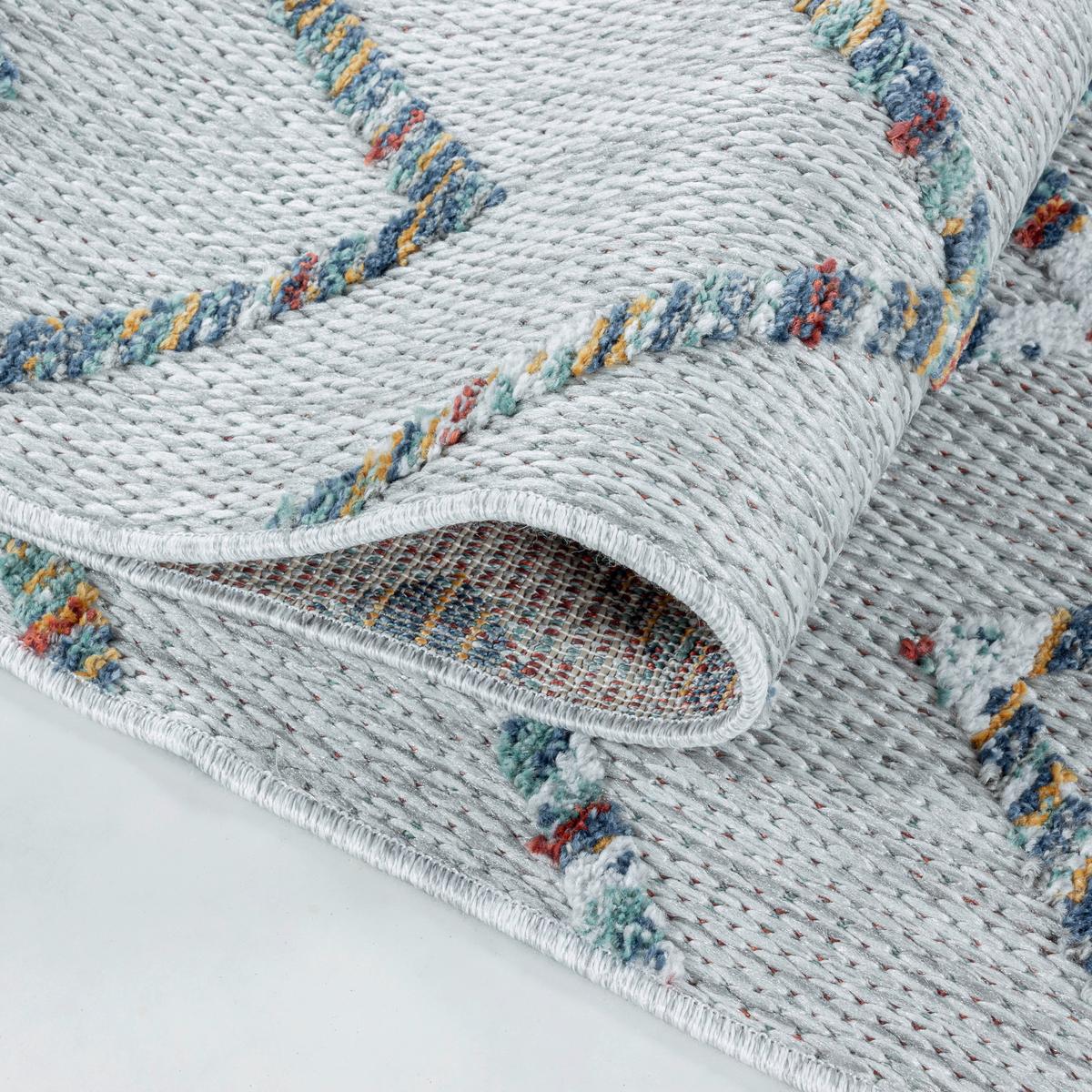 Flachwebteppich Bahama - Multicolor, Design, Textil (200/290cm) - Novel