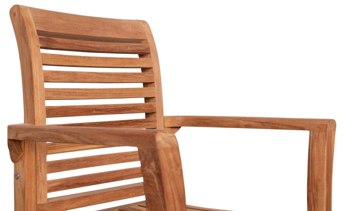 Gartensessel Woodie Stapelsessel Lamelle - Basics, Holz (63/92/52cm) - Gardenson