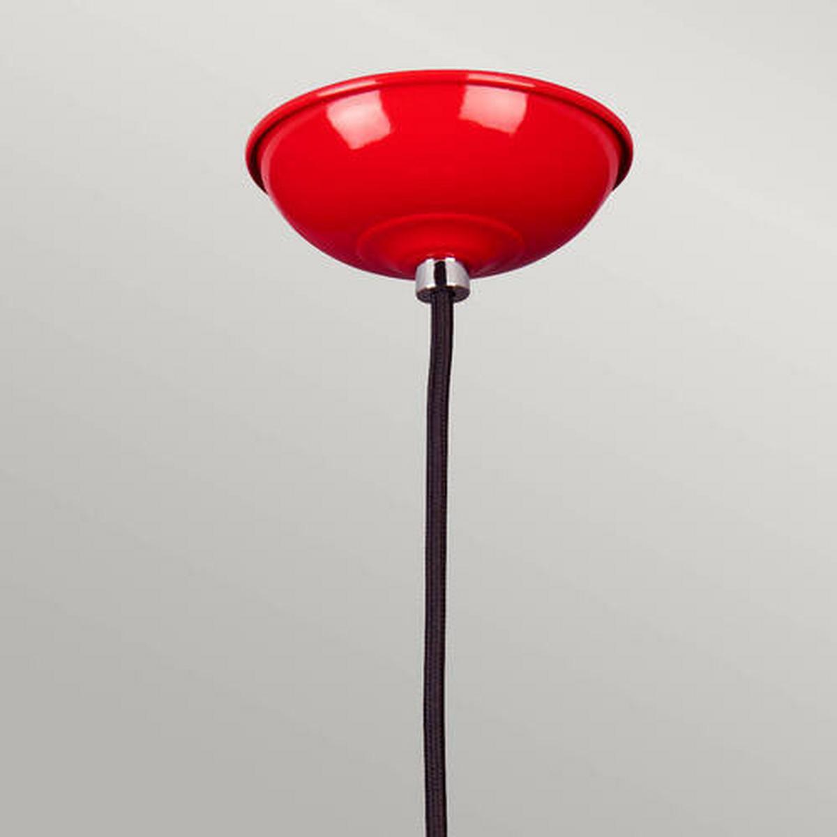 Hängeleuchte Franklin-P-Red - Rot, Design, Metall (30/29.9cm) - Elstead Lighting