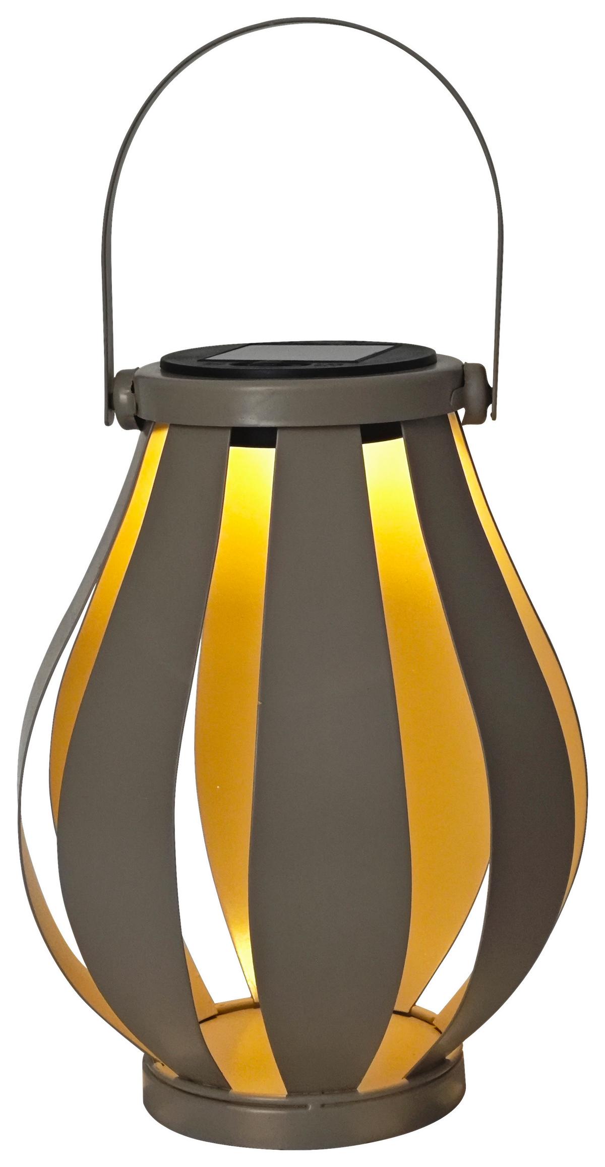 SOLÁRNE SVIETIDLO SONNI - hnedá/béžová, Konventionell, kov/plast (15/20-27,5cm) - Modern Living
